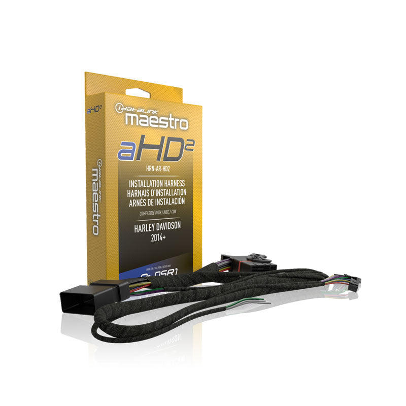 iDatalink Maestro HRN-AR-HD2 Amplifier/DSP T-Harness for Select Harley-Davidson Motorcycles