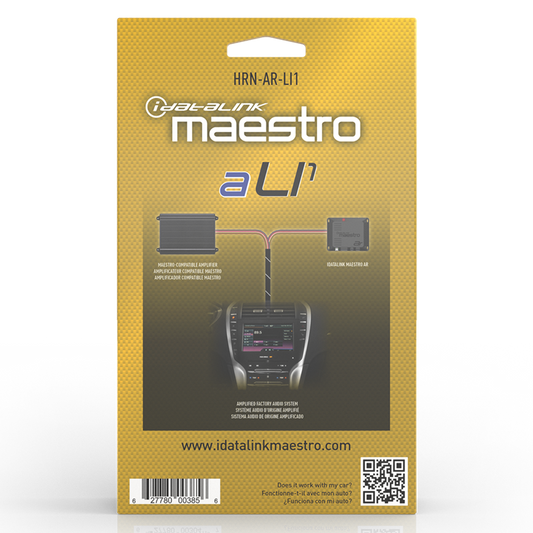 iDatalink Maestro HRN-AR-LI1 Amplifier Replacement T-Harness for Select Lincoln Vehicles - image 2