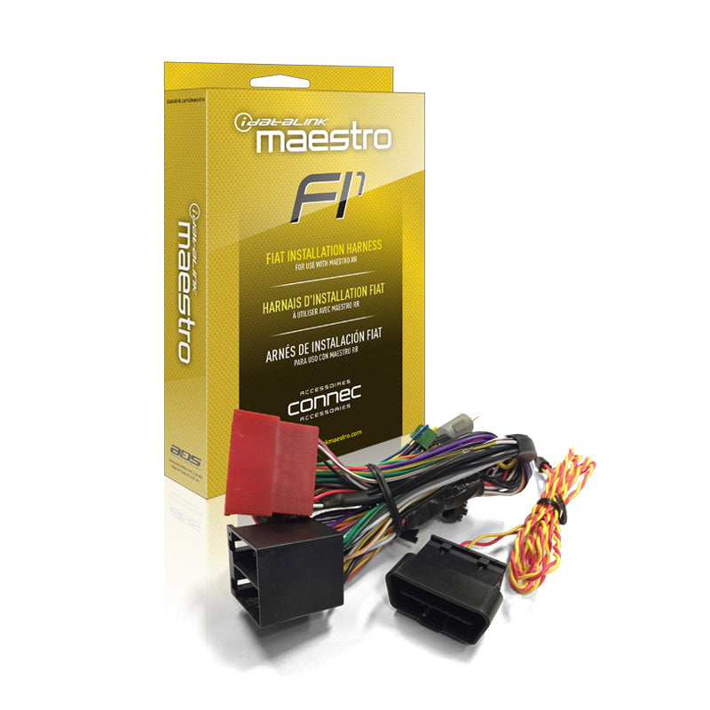 iDatalink Maestro HRN-RR-FI1 Radio Replacement T-Harness for Select Fiat 500 Vehicles