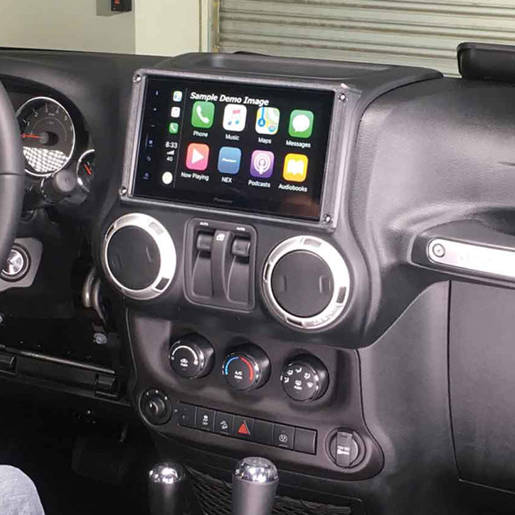 Metra 108-CH1B Pioneer 8-Inch Radio Dash Kit for Jeep Wrangler JK 2011-2018