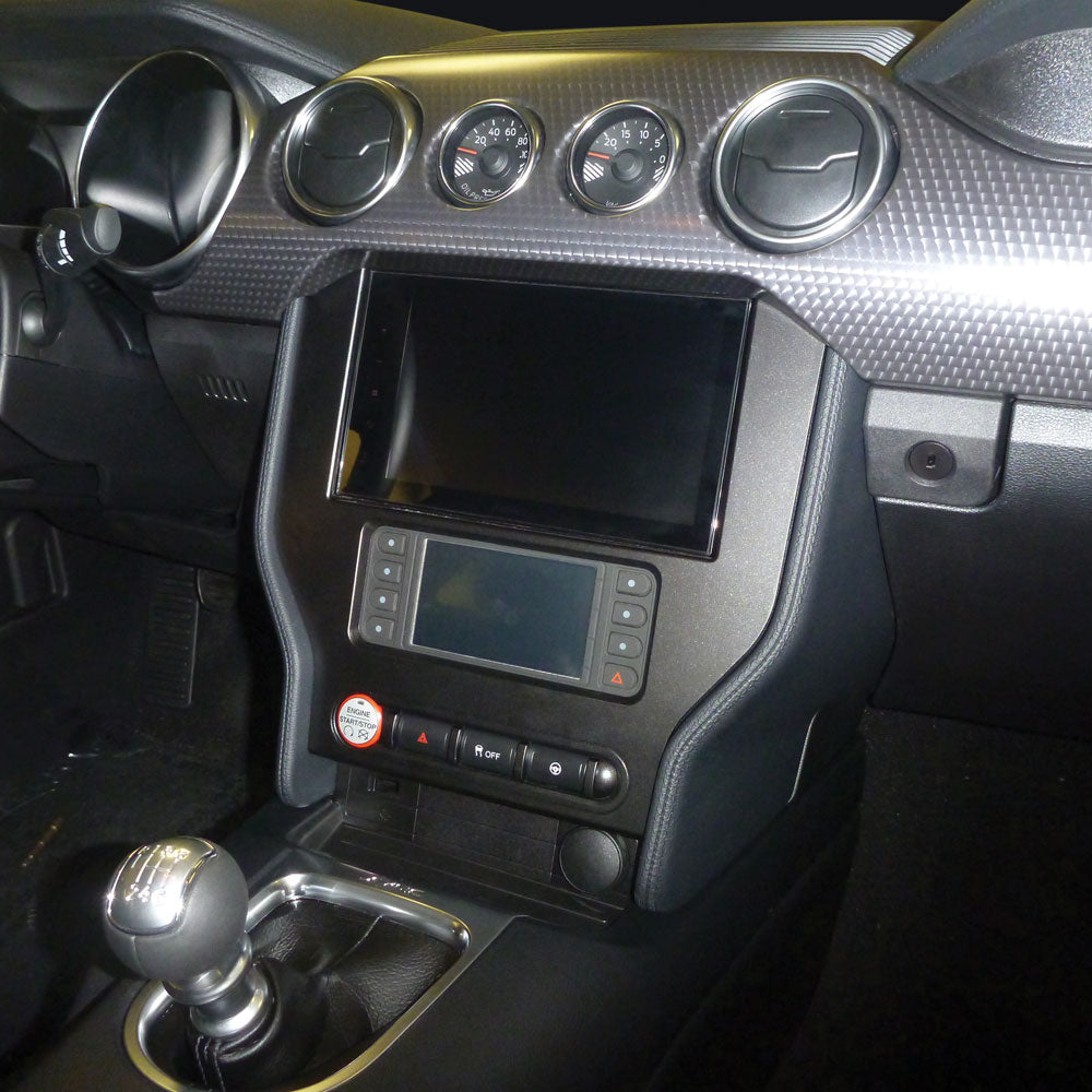 Metra 108-FD5CH Pioneer 8-Inch Radio Dash Kit for Ford Mustang 2015-Up Charcoal