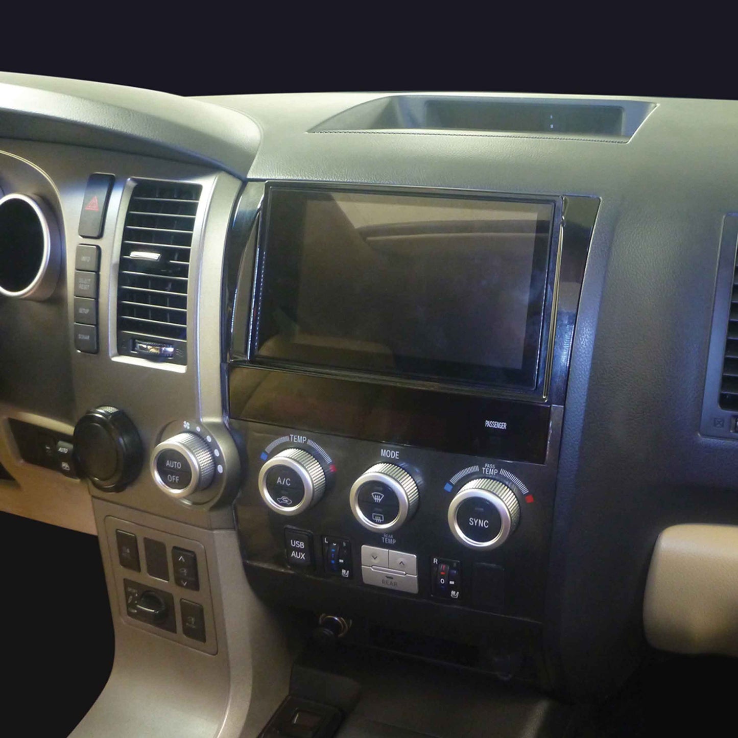 Metra 108-TO1B Pioneer 8-Inch Radio Dash Kit for Toyota Tundra Sequoia Black