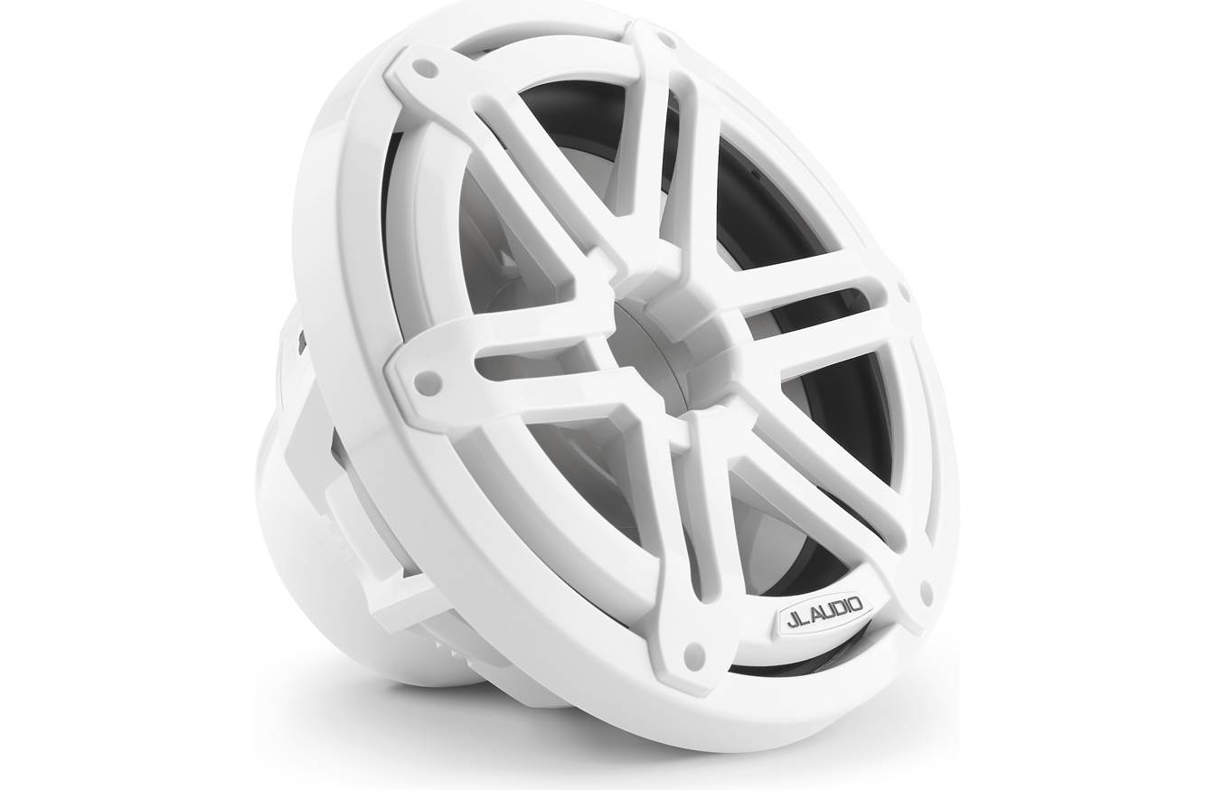 JL Audio M3-10IB-S-Gw-4 10-inch Marine Subwoofer, White Sport Grille 93530
