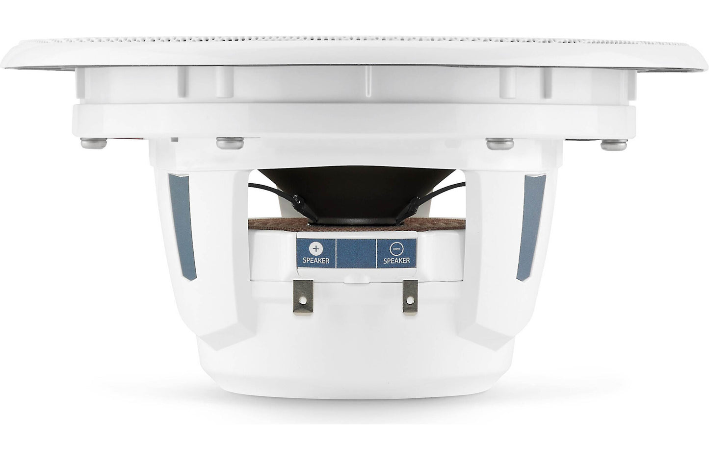 JL Audio M6-650X-L-GwSw-Single 6.5-inch Marine Coaxial Speaker, White Luxe Grille 93912