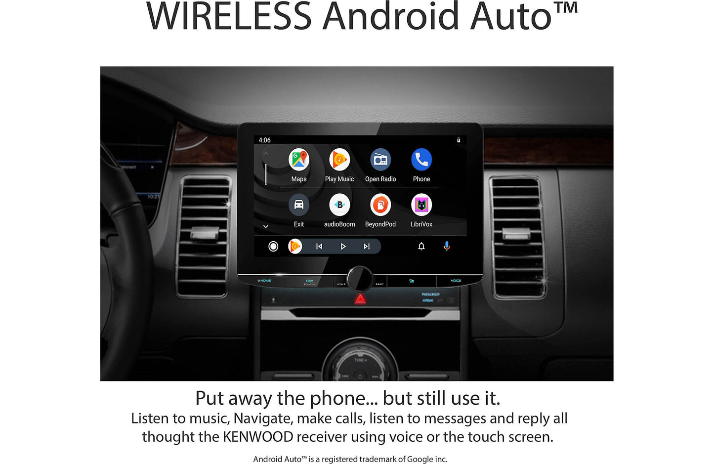 Kenwood DNR1007XR 10.1" Wireless Apple CarPlay Android Auto Car Stereo + CMOS-240U Backup Camera