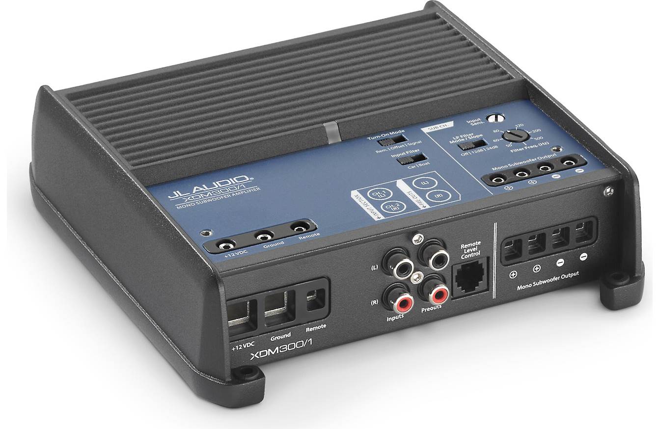JL Audio XDM300/1 (1) Channel Class D Monoblock Subwoofer Amplifier, 300W 98680