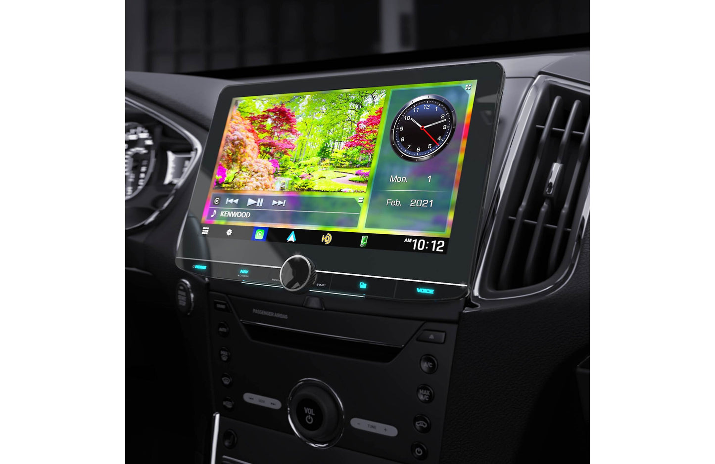 Kenwood DNR1007XR 10.1" Wireless Apple CarPlay Android Auto Car Stereo + CMOS-240U Backup Camera