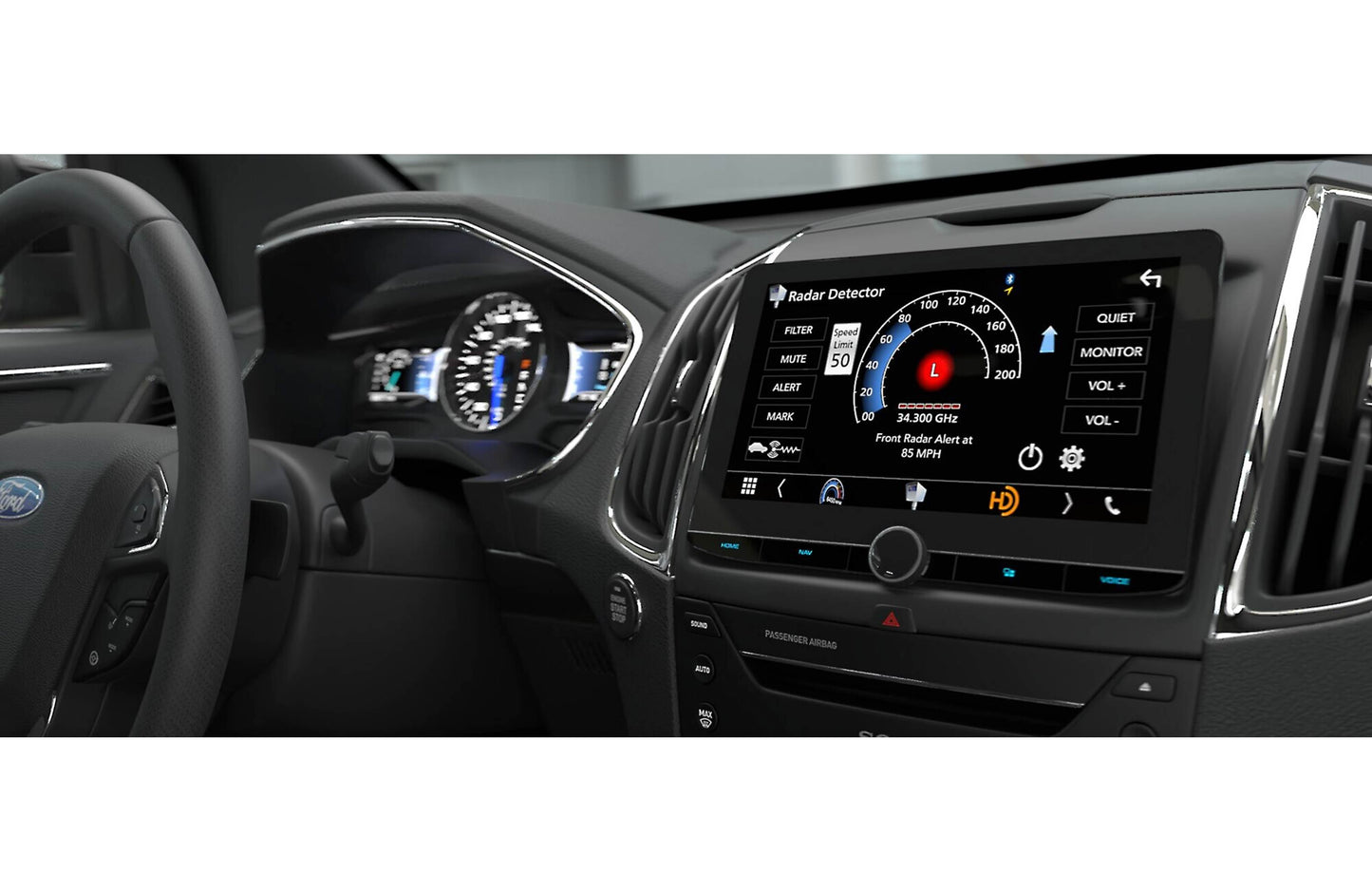 Kenwood DNR1007XR 10.1" Wireless Apple CarPlay Android Auto Car Stereo + CMOS-240U Backup Camera