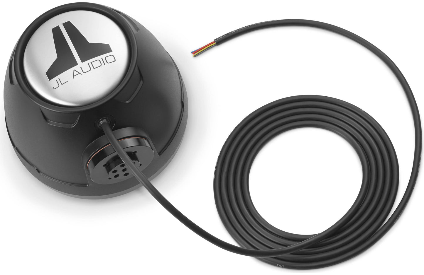 JL Audio M6-650VEX-Mb-S-GmTi-i 6.5-inch Lighted Tower Coaxial Speakers, Titanium Sport Grilles 93411