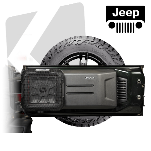 Kicker 51KJPL7T122 L7T 12" Custom-Fit Jeep Loaded Subwoofer Enclosure