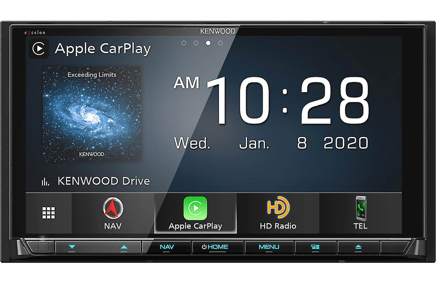 Kenwood DNX997XR 6.8" Apple CarPlay Android Auto GPS Car Stereo + SXV300V1 SiriusXM Satellite Tuner