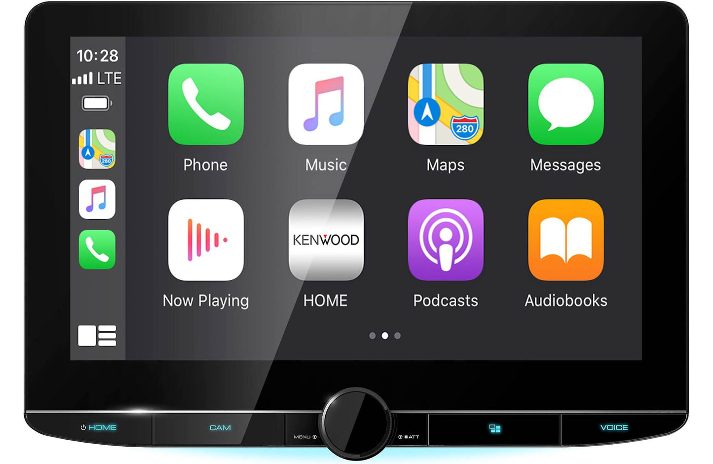 Kenwood DMX1057XR 10.1" Wireless Apple CarPlay Android Auto Car Stereo + CMOS-320LP Camera