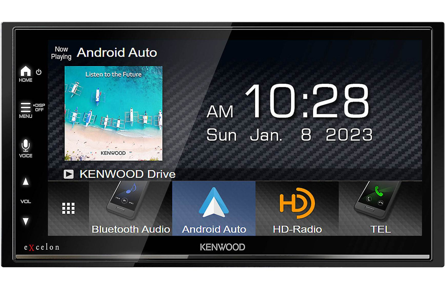 Kenwood DMX809S 6.95" Touch Screen Car Stereo-Wireless Apple CarPlay, Android Auto + CMOS-230 Backup Camera