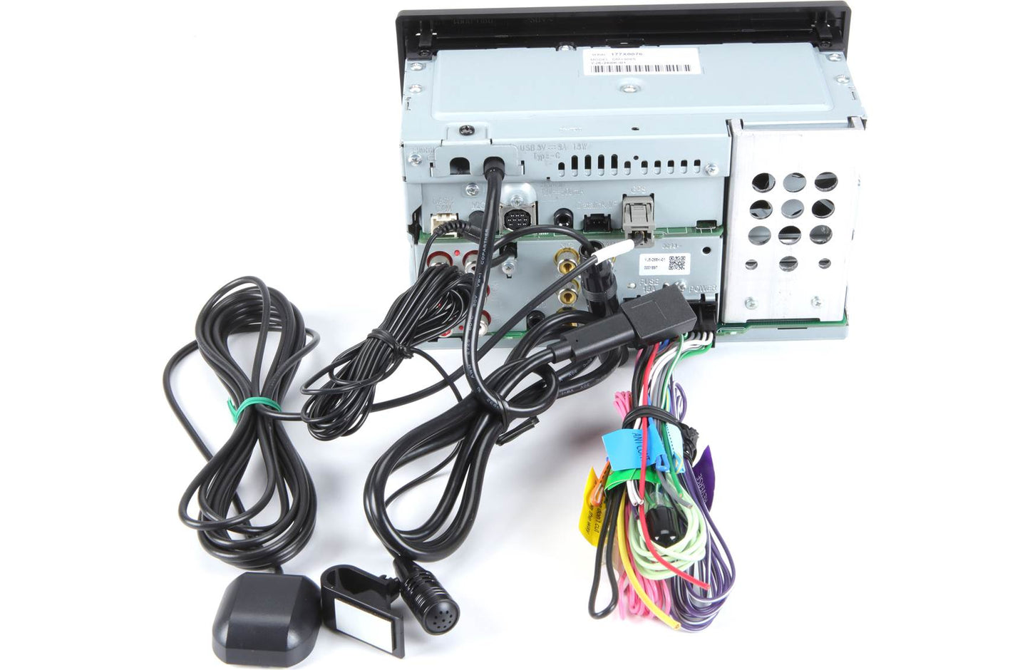Kenwood DMX908S Car Stereo- Wireless Apple CarPlay, Android Auto + SXV300V1 SiriusXM Satellite Tuner