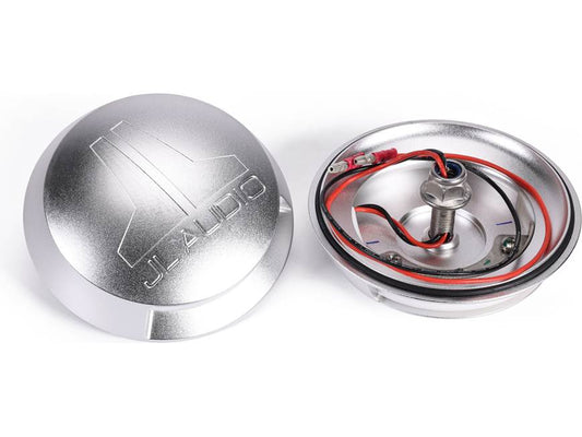 JL Audio Enclosed Speaker System Light Caps, for 7.7" Enclosed Tower Speakers and 6.5" VeX (Pair) (M-LCA-C-W) - 010-13699-00 (91245)