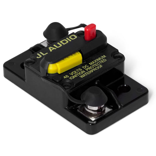 JL Audio Waterproof Ignition Protected Circuit Breaker, 50 Amp (XMD-MCB-50) - 010-13683-00 (90946)