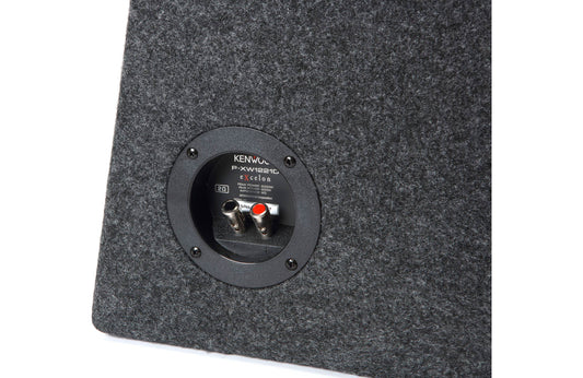 Kenwood eXcelon P-XW1221D Dual 12" Sealed Subwoofer Enclosure (2Ω) 600W