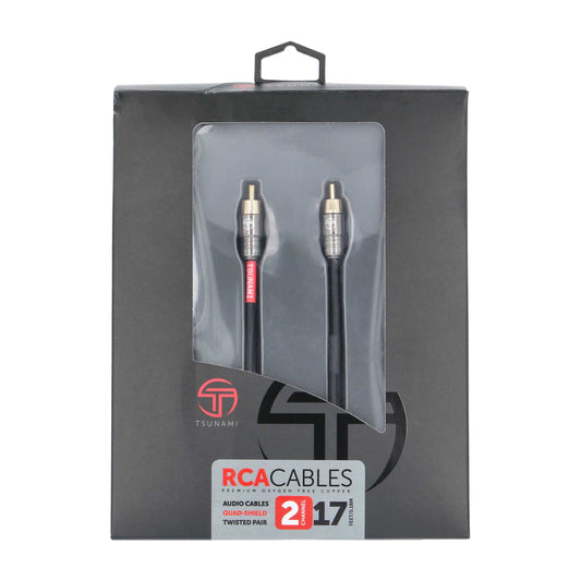 Metra TSX-RCA17 TSX 2-Channel 17 ft RCA Interconnect Cable