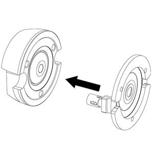 Kicker 49ST3TRK 1"(25mm) Street Series Bullet Tweeter Rebuild Kit, One (1) Single