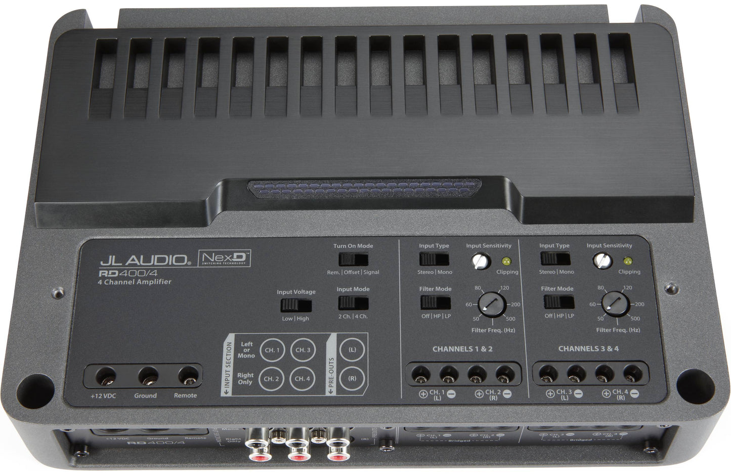 JL Audio RD400/4 4 Channel Class D Amplifier, 400W 98621