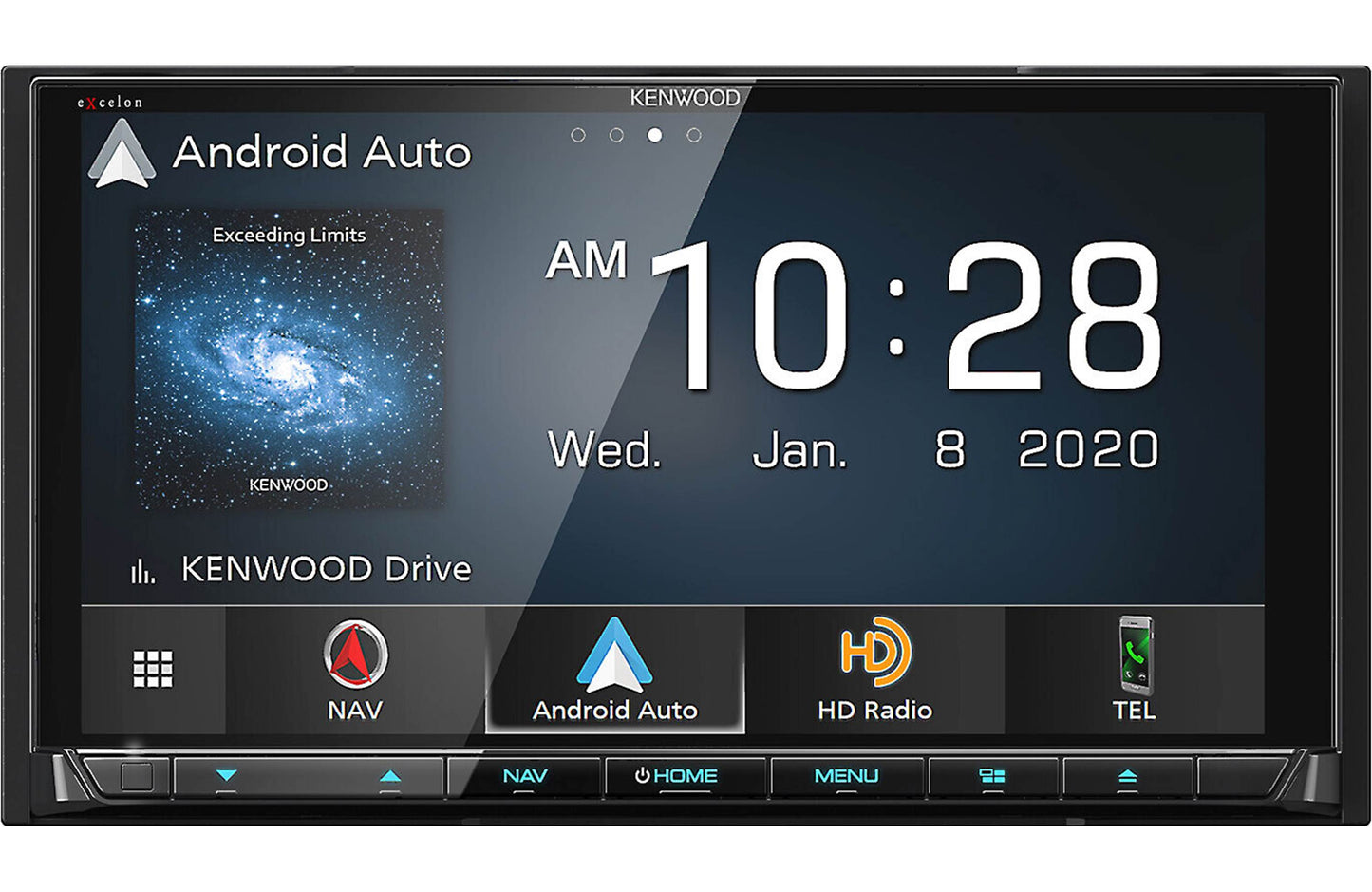 Kenwood DNX997XR 6.8" Apple CarPlay Android Auto GPS Car Stereo + CMOS-130 Backup Camera