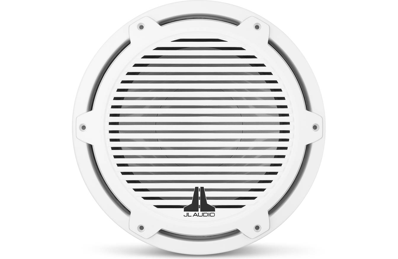 JL Audio M3-10IB-C-Gw-4 10-inch Marine Subwoofer, White Classic Grille 93527