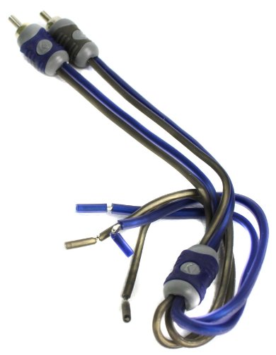 Kicker 46KISL K-Series Interconnect, Speaker Wire to RCA Adapter