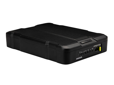 Kicker 51HS12 Hideaway 12" Compact Powered Subwoofer Enclosure - back view