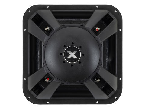 Kicker SoloX L7X 49L7X182 18" Square Competition Subwoofer, DVC, 2Ω - back view