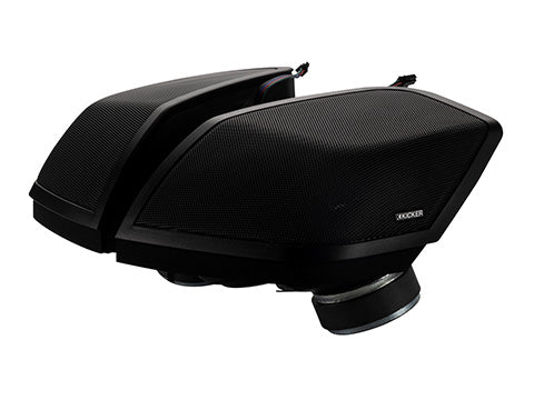 Kicker 52HDBX1469 Harley-Davidson 6x9 Saddlebag Speaker Lid Kit - left view