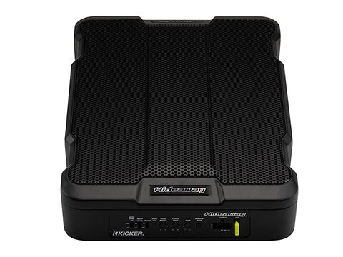 Kicker 51HS12 Hideaway 12" Compact Powered Subwoofer Enclosure - left view