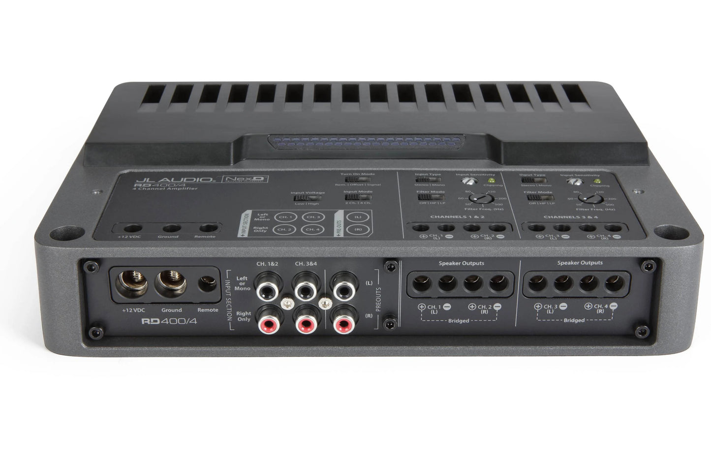 JL Audio RD400/4 4 Channel Class D Amplifier, 400W 98621
