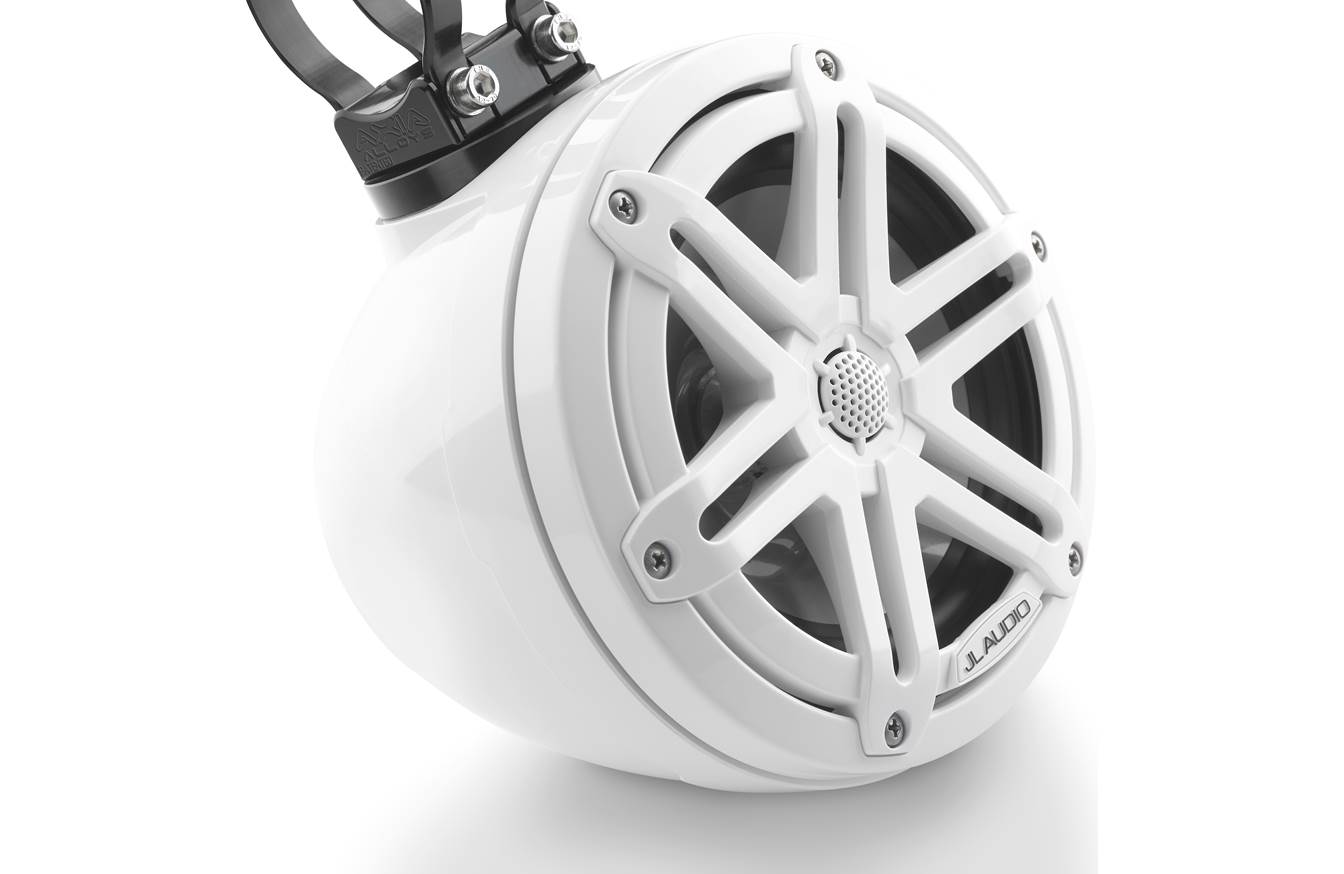 JL Audio M3-650VEX-Gw-S-Gw 6.5-inch Tower Coaxial System, White Sport Grilles 93400