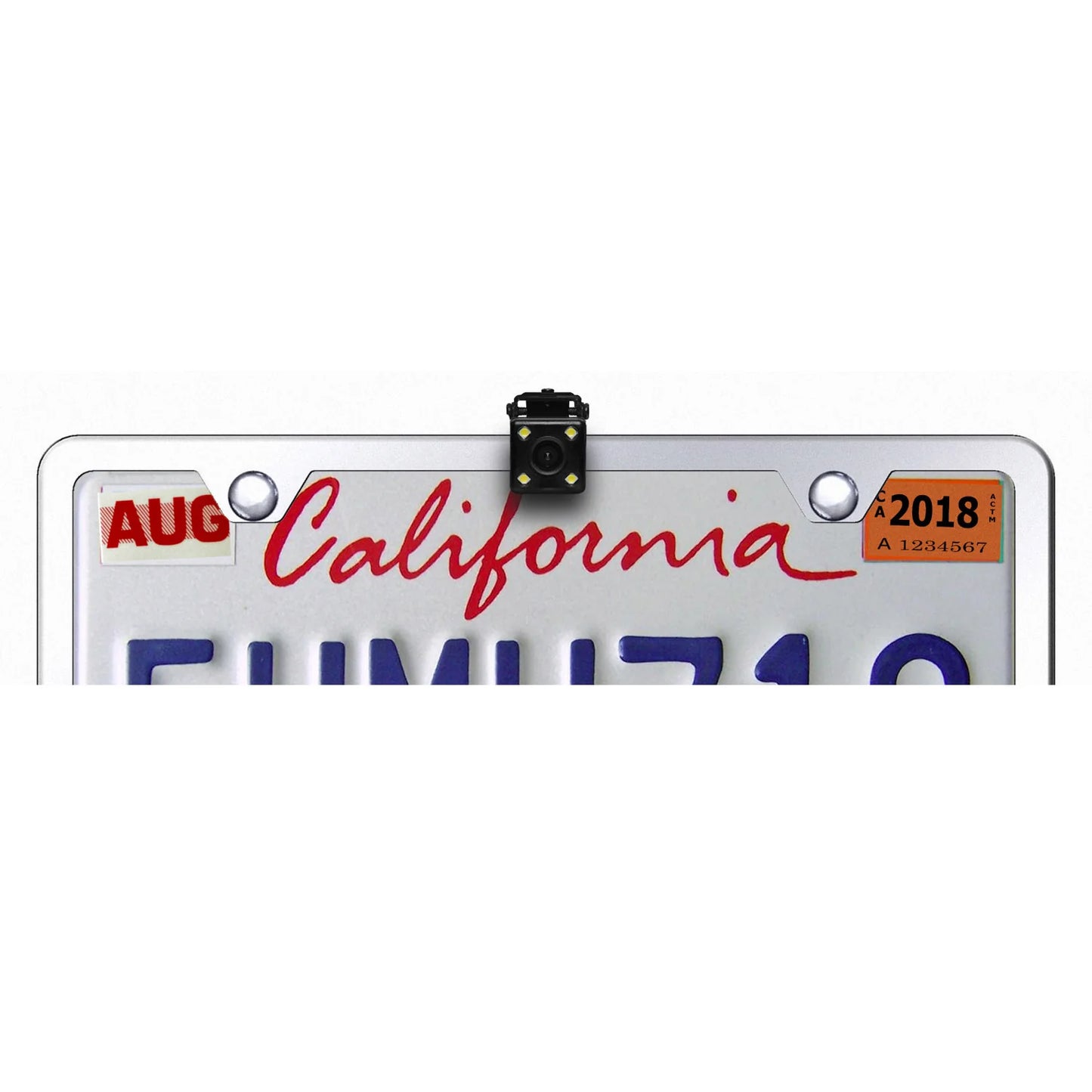 BOSS Audio ELPC40B 170° Rear View Car Backup Camera - License Plate Mount