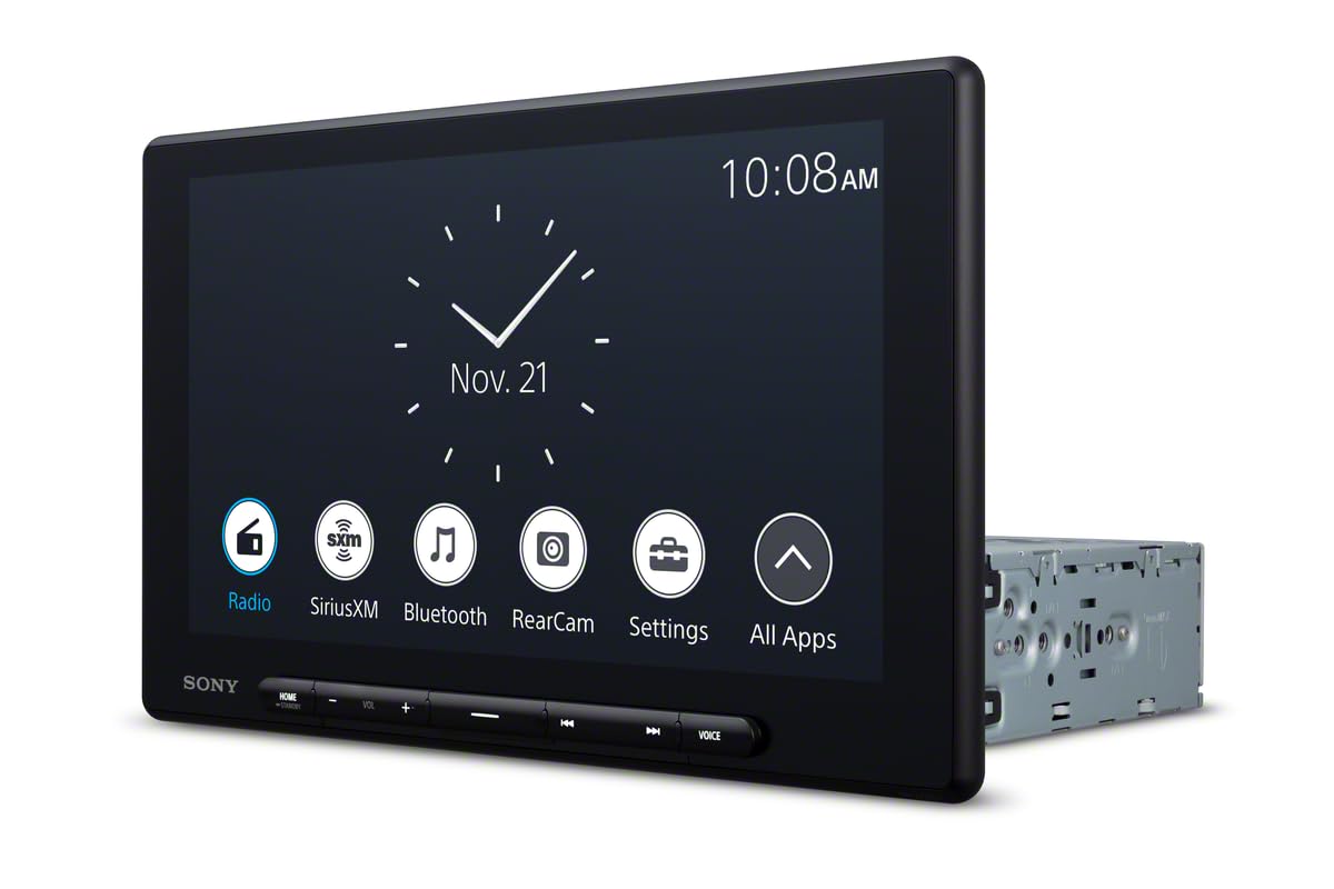 Sony XAV-AX8500 10.1-Inch AM FM BT Wireless Apple CarPlay, Android Auto Media Receiver
