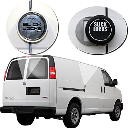 Slick Locks Puck Lock Kit 1997+ Chevy Express GMC Savana GM-FVK-SLIDE-TK