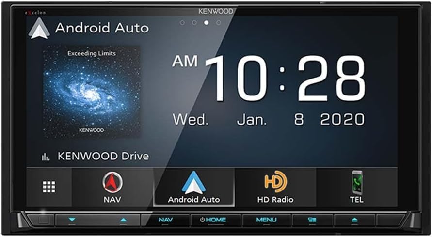 Kenwood DNX997XR 6.8" Apple CarPlay Android Auto GPS Car Stereo + CMOS-240U Backup Camera