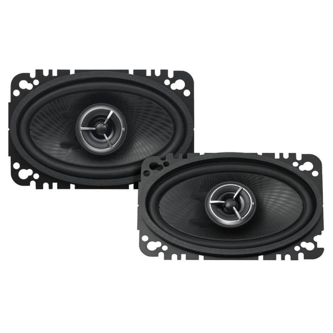 Kenwood KFC-X463C Excelon 4"x6" 2-Way Car Speakers 100W Peak Power (Pair)