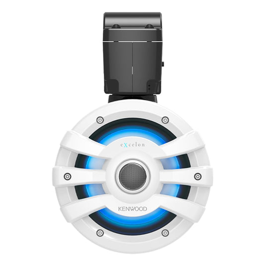 Kenwood eXcelon XM65TWL 6.5 Inch 2 Way Marine & Powersports Tower Speakers Pair (White)