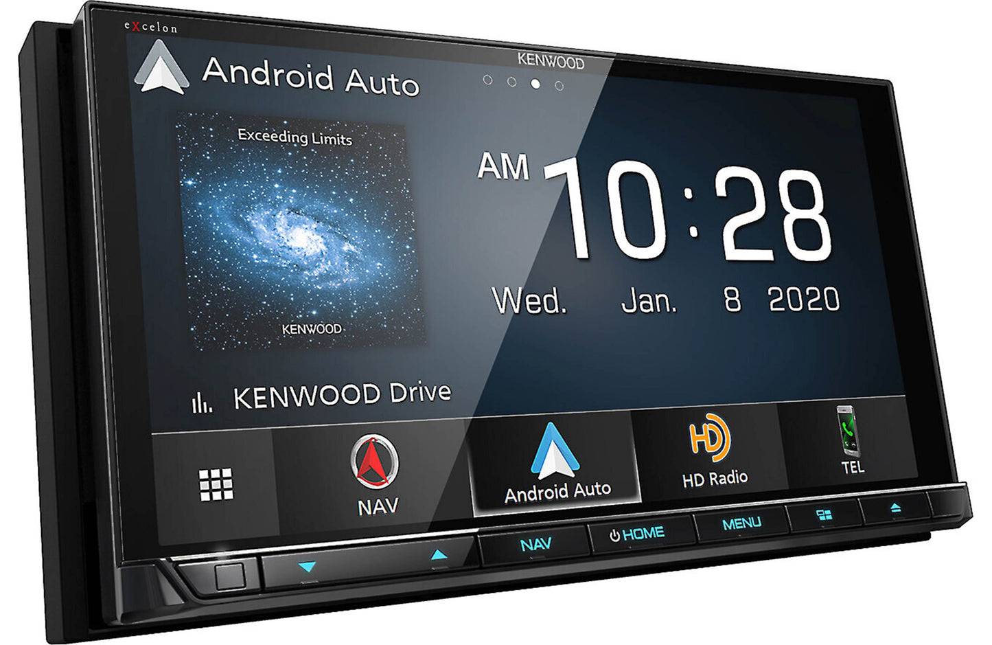 Kenwood DNX997XR 6.8" Apple CarPlay Android Auto GPS Car Stereo + CMOS-130 Backup Camera