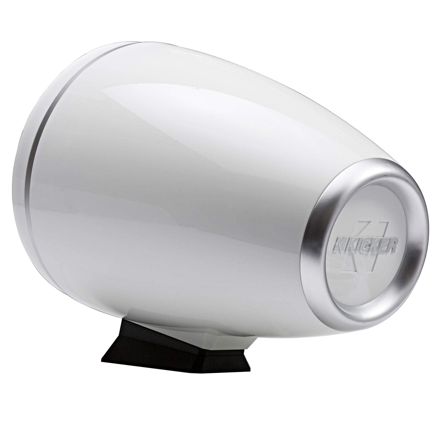 Kicker KMFC8W 8" Flat Mount Loaded Marine Wake Towers, White