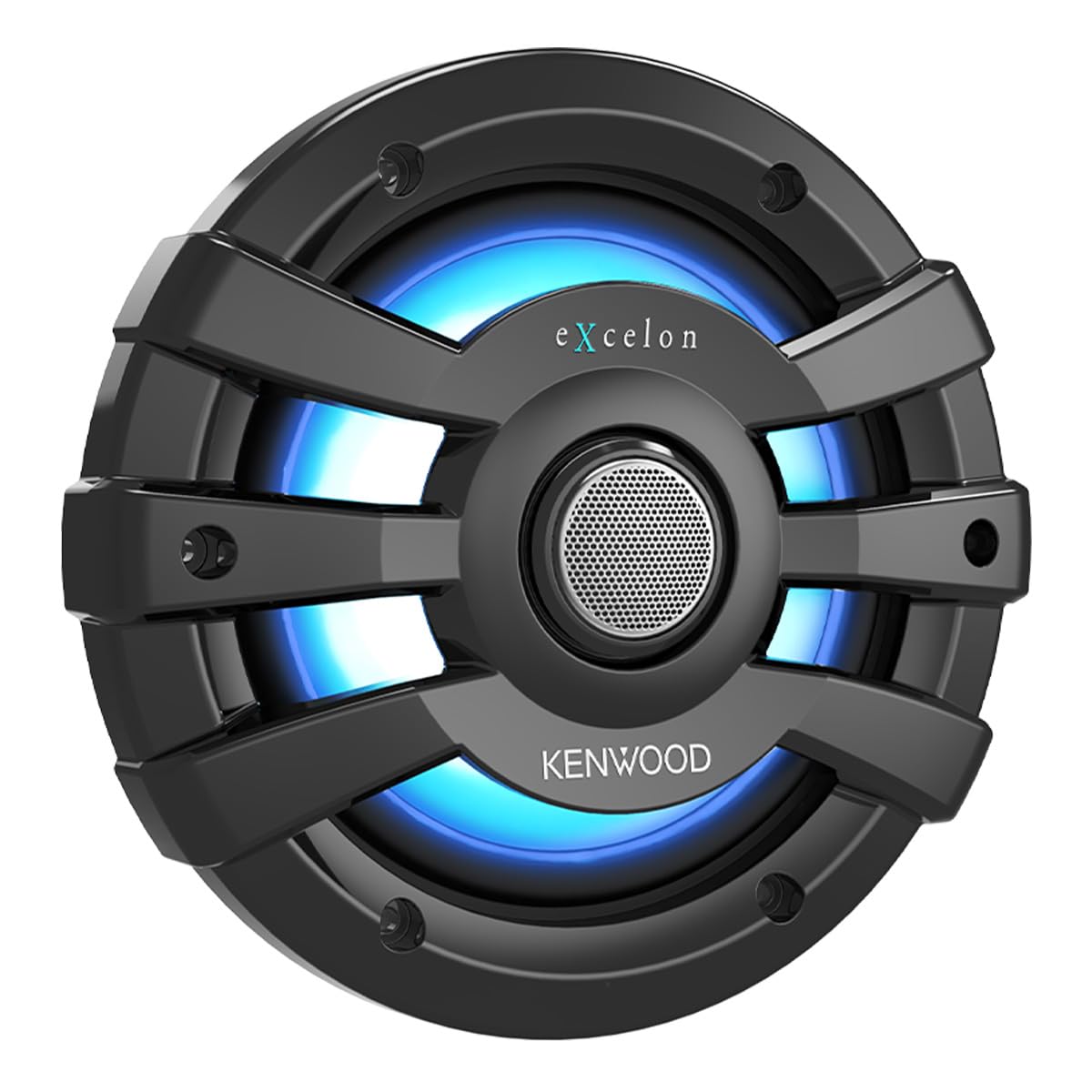 Kenwood eXcelon XM65BL 6.5 Inch 2 Way Marine & Powersports Coaxial Speakers Pair (Black)