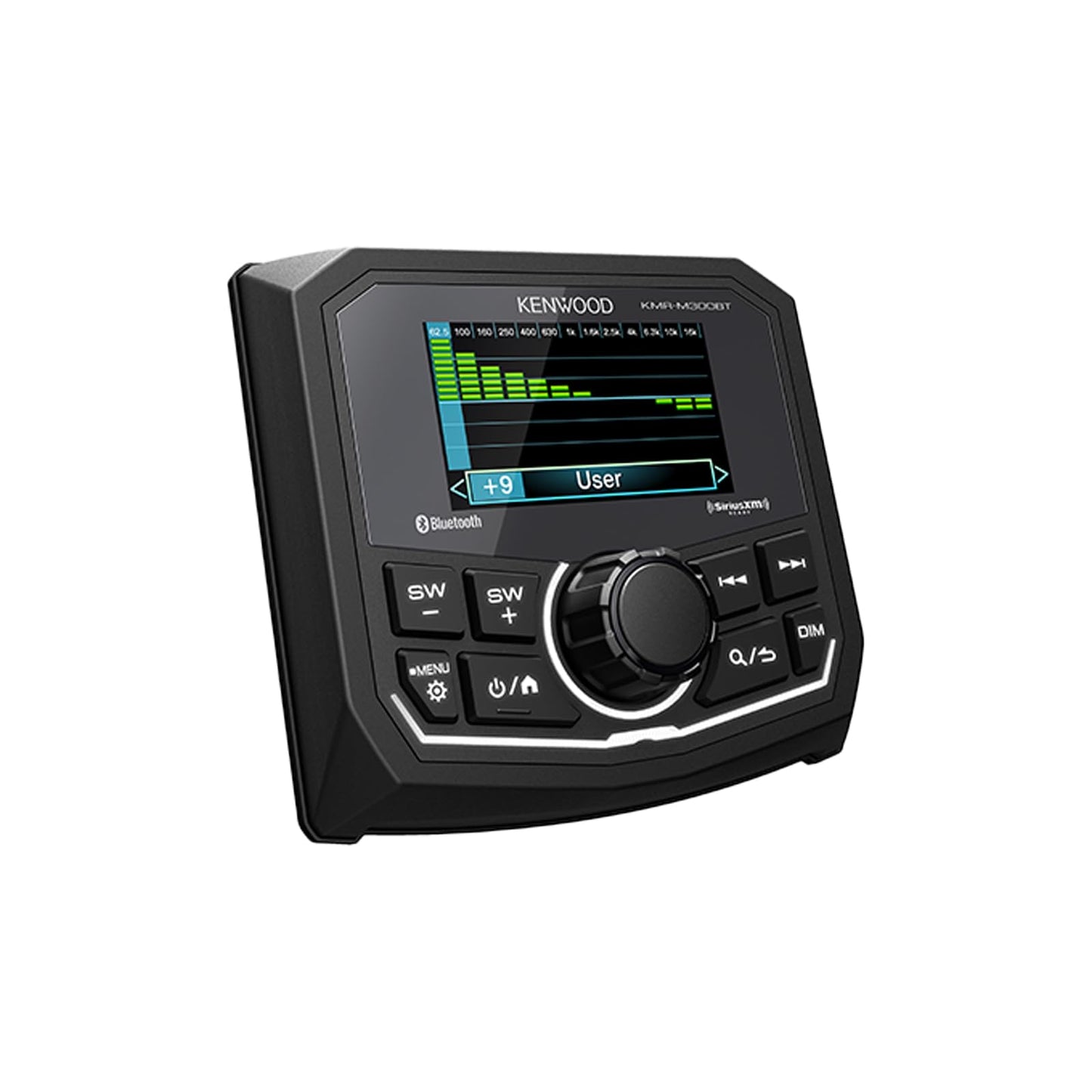 Kenwood KMR-M300BT Weatherproof Marine Receiver, Bluetooth, 2.7" LCD