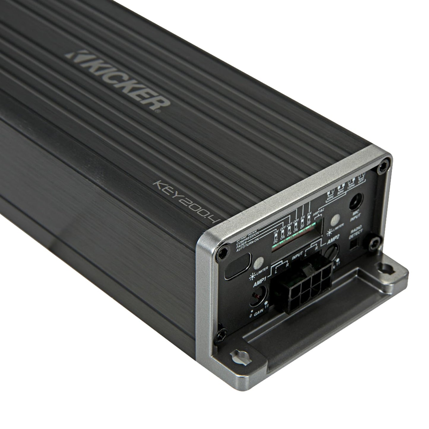 Kicker 47KEY2004 Car Audio Smart DSP 4 Channel Speaker Amplifier 40 Band EQ