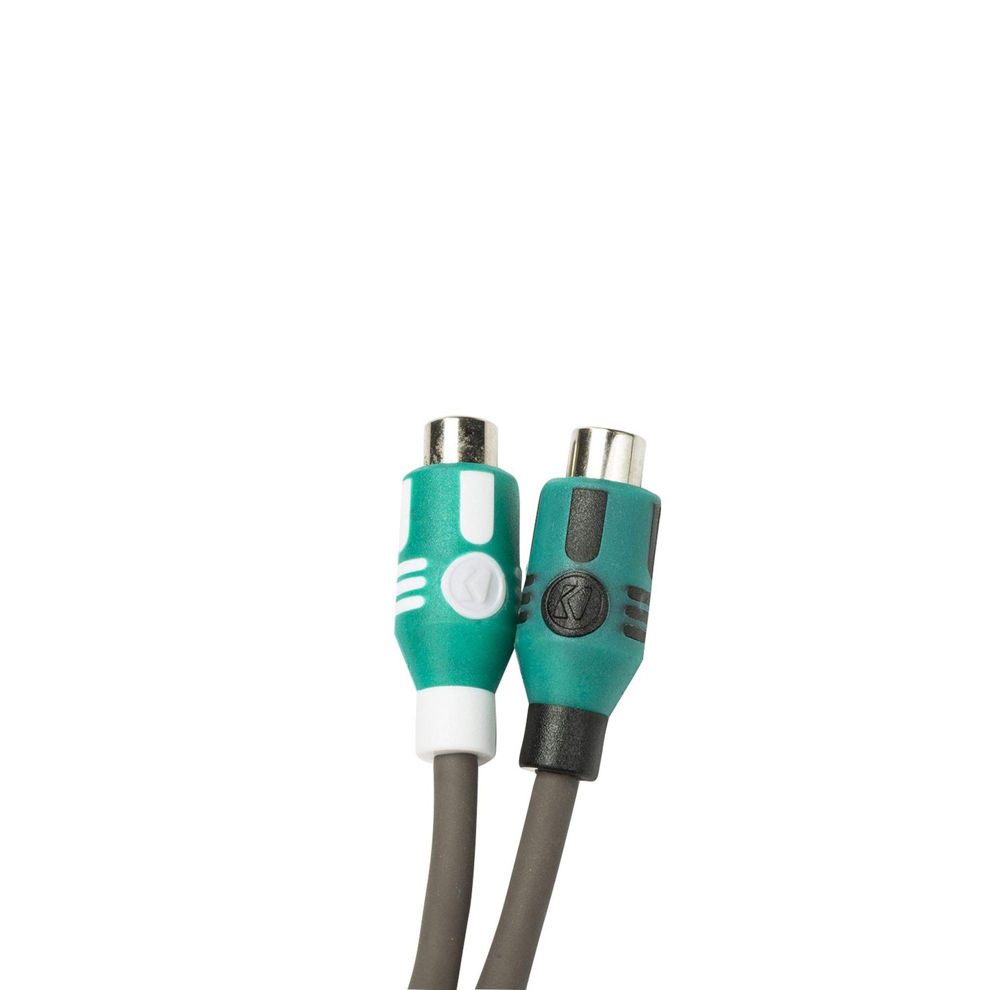 Kicker 47KMIY Marine Series Y-Adapter Interconnect, RCA Male with Female Adapter