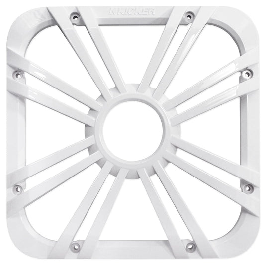 Kicker 10-inch (25cm) Square Subwoofer Grille for 11S10L7 LED White