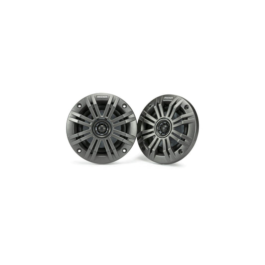 Kicker 45KM42 4-Inch Marine Coaxial Speakers with 1/2-Inch (13mm) Tweeters