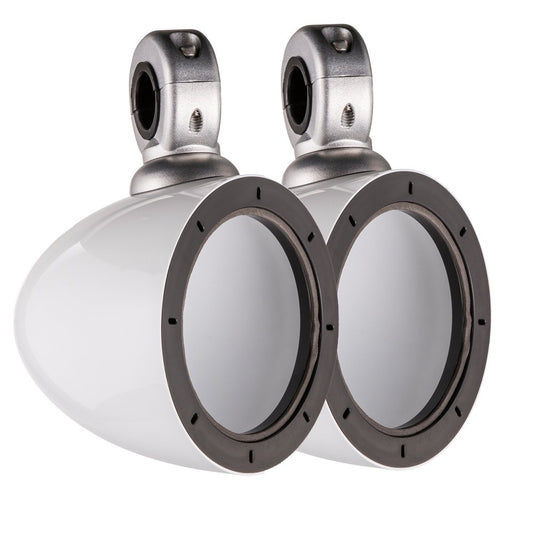 Kicker 40KMMTESW 4 Inch Tower Enclosure White, Unloaded