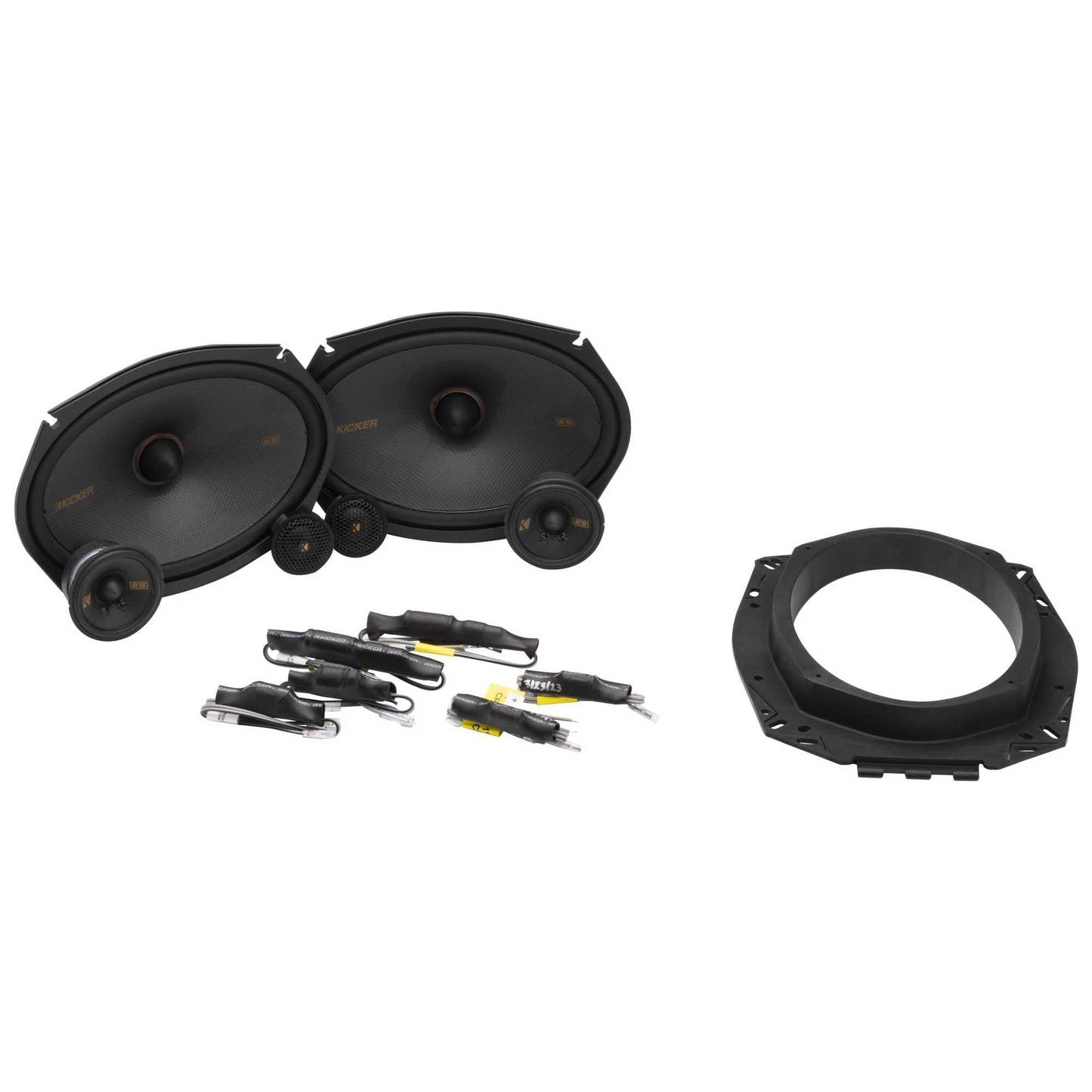 Kicker 51KSS369 Component Speaker System, 3-Way Design, 6" x 9" Woofers (Pair)