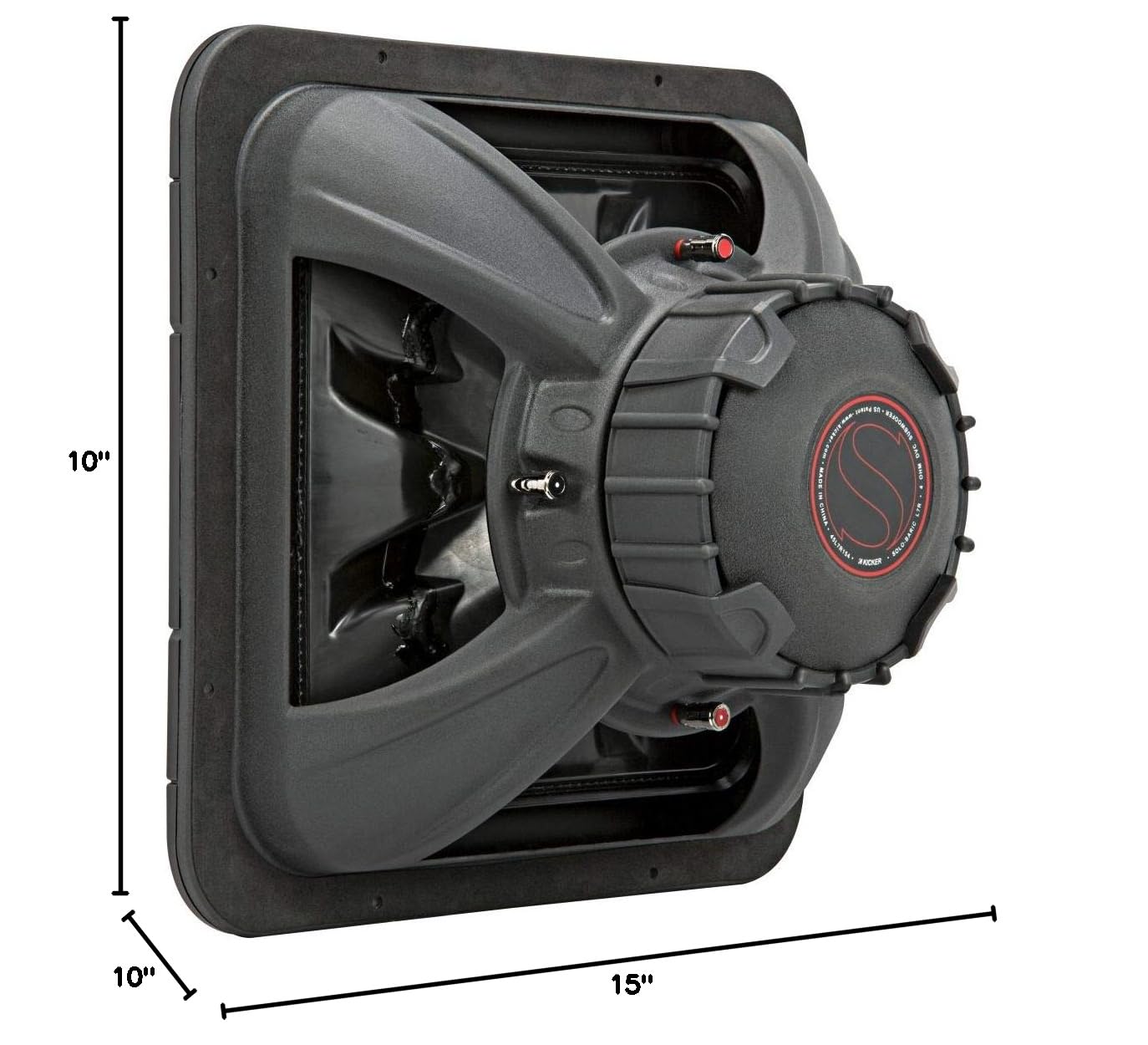 Kicker 45L7R154 L7R 15-Inch (38cm) Subwoofer, Dual Voice Coil, 4-Ohm